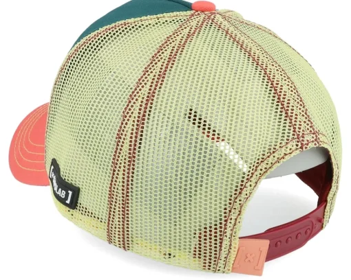 Trucker-Capslab Looney Tunes Taz Beige/Blue/Pink A-Frame Trucker -