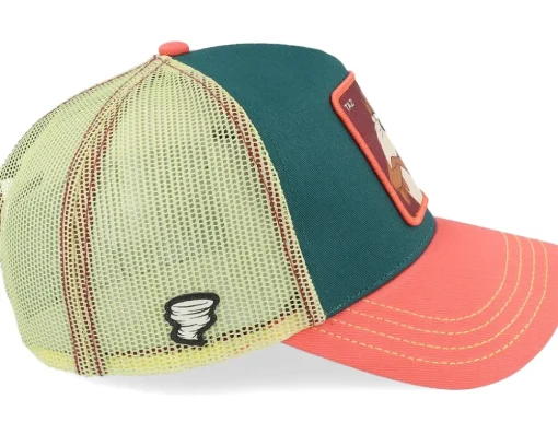 Trucker-Capslab Looney Tunes Taz Beige/Blue/Pink A-Frame Trucker -