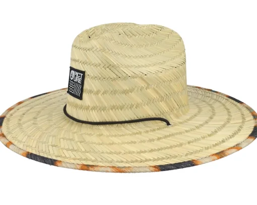 Best Picture Lopra Hat Tiki Print Straw Hat -