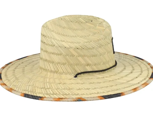 Best Picture Lopra Hat Tiki Print Straw Hat -