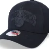 Adjustable-Mitchell & Ness Los Angeles Clippers Black Out Arch Black Adjustable -