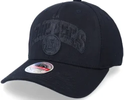 Adjustable-Mitchell & Ness Los Angeles Clippers Black Out Arch Black Adjustable -