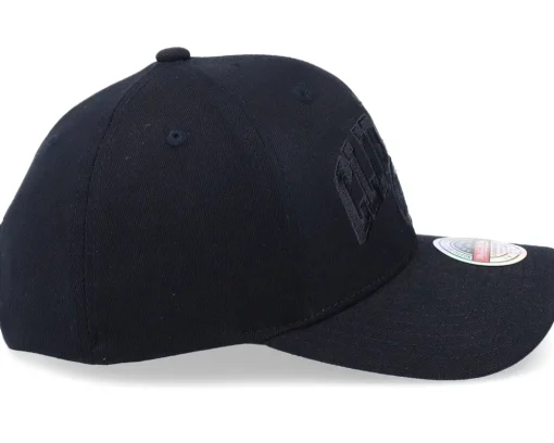 Adjustable-Mitchell & Ness Los Angeles Clippers Black Out Arch Black Adjustable -