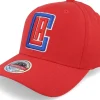 Adjustable-Mitchell & Ness Los Angeles Clippers Team Ground Stretch Red Adjustable -