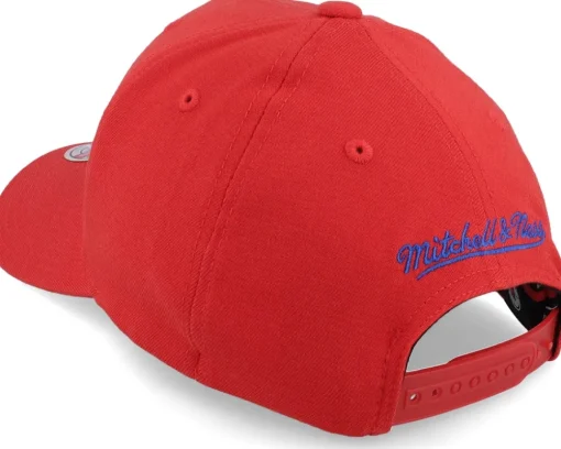 Adjustable-Mitchell & Ness Los Angeles Clippers Team Ground Stretch Red Adjustable -