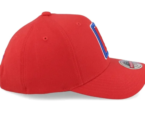 Adjustable-Mitchell & Ness Los Angeles Clippers Team Ground Stretch Red Adjustable -