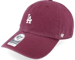 Dad Cap-47 Brand Los Angeles Dodgers Base Runner Clean Up Dad Cap - Purple