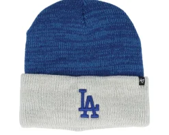 Cuff Beanies-47 Brand Los Angeles Dodgers MLB Two Tone Brain Freeze Royal Cuff -