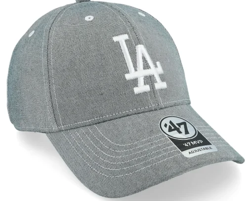 Adjustable-47 Brand Los Angeles Dodgers Refresh Mvp Undertow Gray Adjustable -