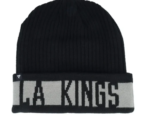 Fashion Fanatics Los Angeles Kings /Stone Gray Pom - Black