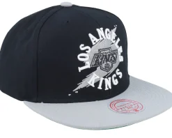 Sale Mitchell & Ness Los Angeles Kings Circle Splash Vintage Black Snapback -