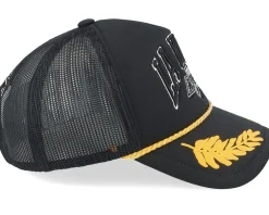 Trucker-Mitchell & Ness Los Angeles Kings Gold Leaf Hwc Trucker - Black