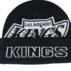 Cuff Beanies-Mitchell & Ness Los Angeles Kings K.o. Knit Vintage Black Cuff -
