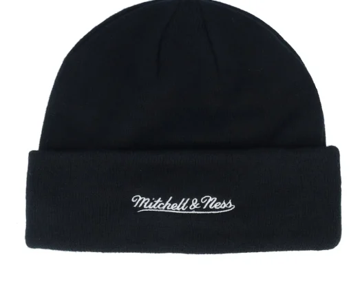 Cuff Beanies-Mitchell & Ness Los Angeles Kings K.o. Knit Vintage Black Cuff -