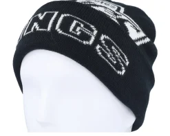 Cuff Beanies-Mitchell & Ness Los Angeles Kings K.o. Knit Vintage Black Cuff -