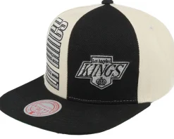 Outlet Mitchell & Ness Los Angeles Kings Pop Panel Off White/Black Snapback - Beige, Black
