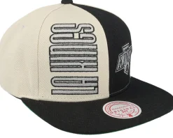 Outlet Mitchell & Ness Los Angeles Kings Pop Panel Off White/Black Snapback - Beige, Black