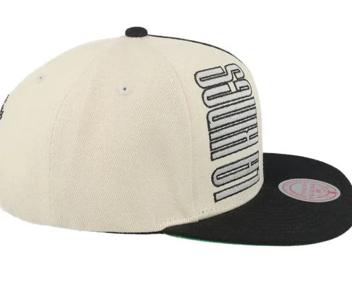 Outlet Mitchell & Ness Los Angeles Kings Pop Panel Off White/Black Snapback - Beige, Black
