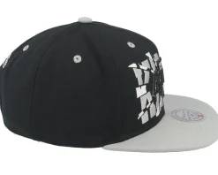 Sale Mitchell & Ness Los Angeles Kings Shattered Vintage /Grey Snapback - Black