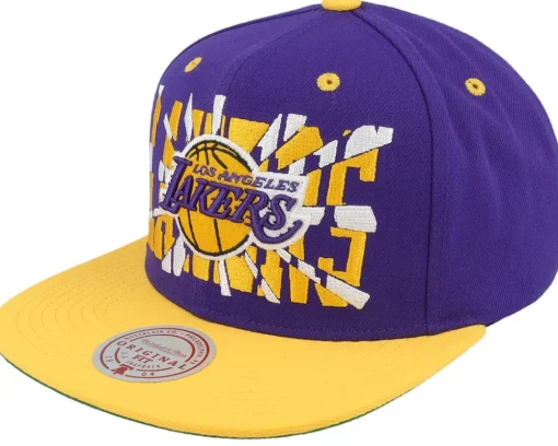 Sale Mitchell & Ness Los Angeles Kings Shattered Vintage /Grey Snapback - Black