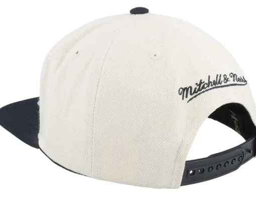 Snapback-Mitchell & Ness Los Angeles Kings Speed Zone Vintage Off White/Black Snapback -
