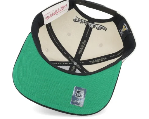 Snapback-Mitchell & Ness Los Angeles Kings Speed Zone Vintage Off White/Black Snapback -