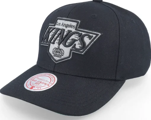 Adjustable-Mitchell & Ness Los Angeles Kings Team Ground 2.0 Pro Adjustable - Black