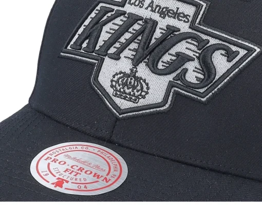 Adjustable-Mitchell & Ness Los Angeles Kings Team Ground 2.0 Pro Adjustable - Black