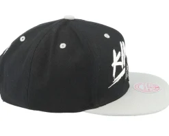 Outlet Mitchell & Ness Los Angeles Kings Transcript Black/Grey Snapback - Blue