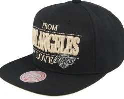 Snapback-Mitchell & Ness Los Angeles Kings With Love Snapback - Black