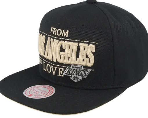 Snapback-Mitchell & Ness Los Angeles Kings With Love Snapback - Black
