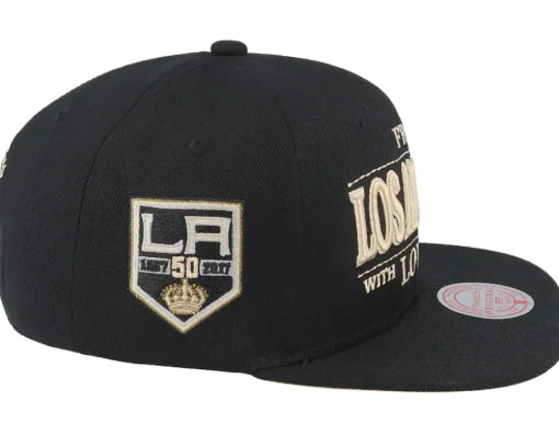 Snapback-Mitchell & Ness Los Angeles Kings With Love Snapback - Black
