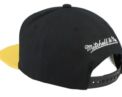 Snapback-Mitchell & Ness Los Angeles Lakers Core Basic /Gold Snapback - Black