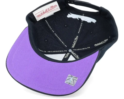 Snapback-Mitchell & Ness Los Angeles Lakers Dead Remix Deadstock Snapback - Black