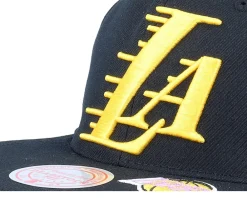 Snapback-Mitchell & Ness Los Angeles Lakers Dead Remix Deadstock Snapback - Black