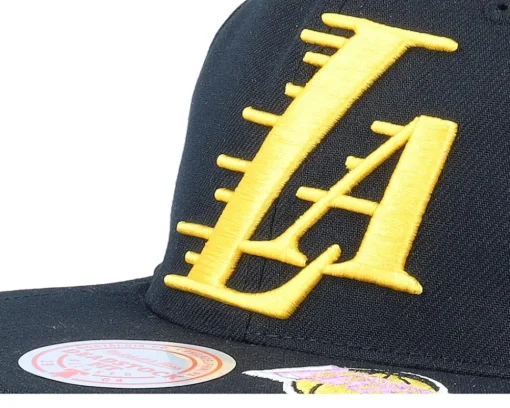 Snapback-Mitchell & Ness Los Angeles Lakers Dead Remix Deadstock Snapback - Black
