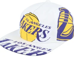 Best Mitchell & Ness Los Angeles Lakers In Your Face Deadstock Hwc Snapback - White