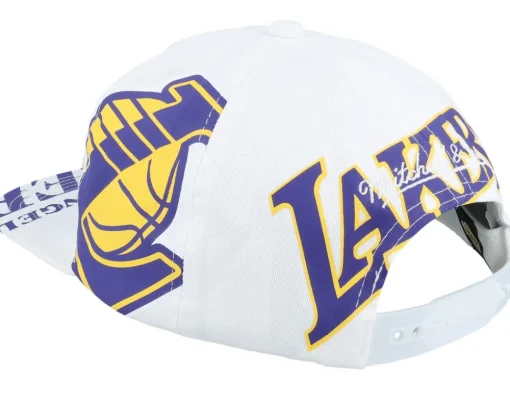 Best Mitchell & Ness Los Angeles Lakers In Your Face Deadstock Hwc Snapback - White