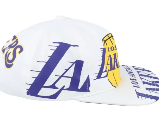 Best Mitchell & Ness Los Angeles Lakers In Your Face Deadstock Hwc Snapback - White