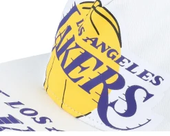 Best Mitchell & Ness Los Angeles Lakers In Your Face Deadstock Hwc Snapback - White