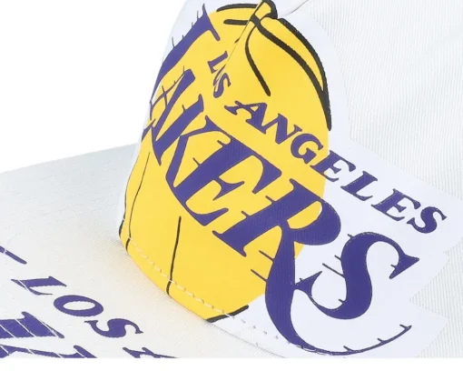 Best Mitchell & Ness Los Angeles Lakers In Your Face Deadstock Hwc Snapback - White