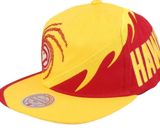 Snapback-Mitchell & Ness Los Angeles Lakers Spiral Deadstock Snapback - Yellow