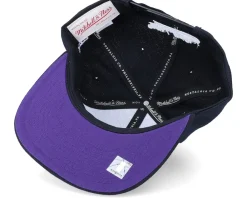 Outlet Mitchell & Ness Los Angeles Lakers Team Script 2.0 Black Snapback -