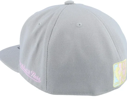 Fitted-Mitchell & Ness Los Angeles Lakers Til Dawn Fitted - Grey