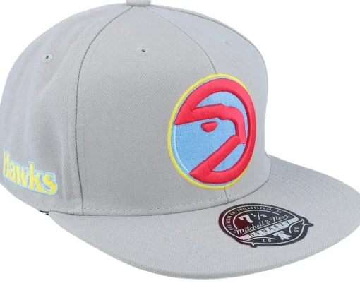 Fitted-Mitchell & Ness Los Angeles Lakers Til Dawn Fitted - Grey