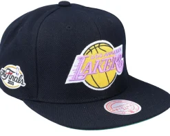 Snapback-Mitchell & Ness Los Angeles Lakers Top Spot Black Snapback -