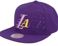 Online Mitchell & Ness Los Angeles Lakers Xl Logo Pop Purple Snapback -