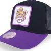 Trucker-Mitchell & Ness Louisiana State Tigers Truck It Black/Purple Trucker -