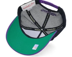 Trucker-Mitchell & Ness Louisiana State Tigers Truck It Black/Purple Trucker -
