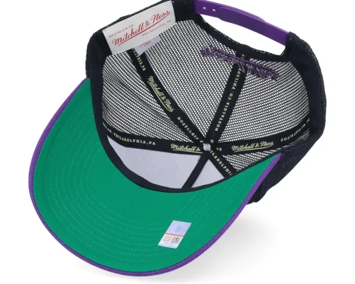 Trucker-Mitchell & Ness Louisiana State Tigers Truck It Black/Purple Trucker -